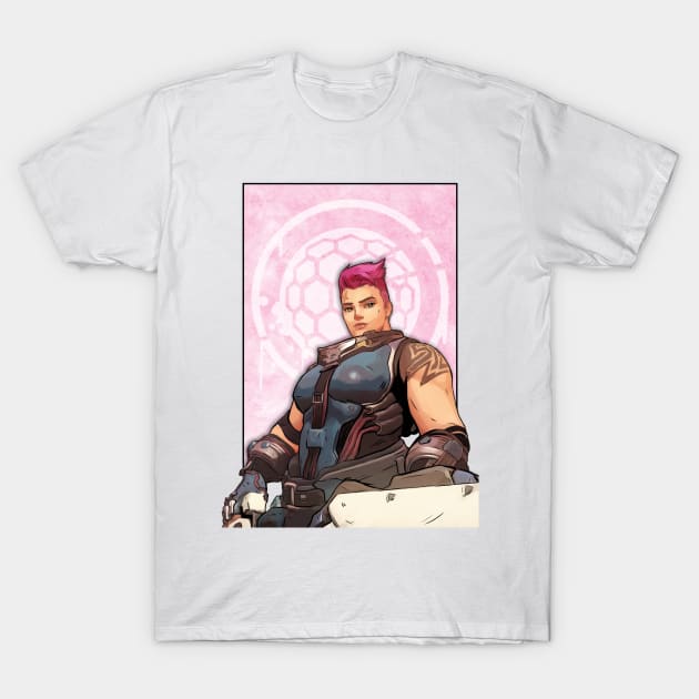 Overwatch - Zarya T-Shirt by LiamShaw